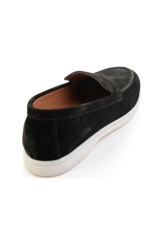 Siyah Hakiki Deri Erkek Loafer Ayakkabı E01079010102 Siyah