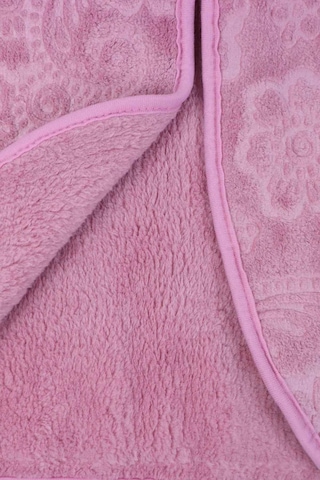 Merinos Elegans Tek Kişilik Battaniye Çiçek Desen Battaniye Pembe