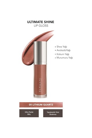 Farmasi Ultimate Shine Dudak Parlatıcısı 05 Lithium Quartz