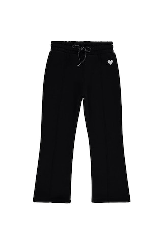 Civil Girls Kalp Nakışlı 6-9 Yaş Eşofman Altı Siyah