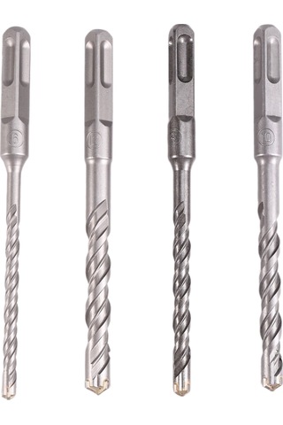 Xurunkeji Adet Beton 6-12mm Uçlu Çapraz Kesici Başlıklı Çift Burgulu Çekiç 150mm Duvar Tuğla Bloğu Elektrikli Çekiç Duvarcılık Ucu