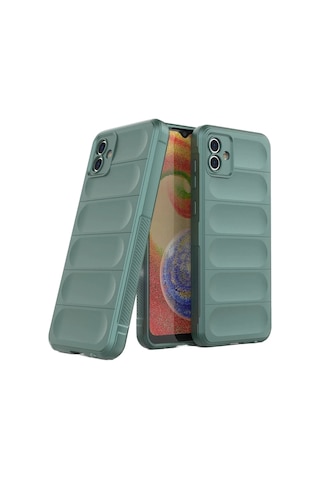 Newface - 142 - Samsung Galaxy Uyumlu A05 Kılıf Optimum Silikon - - Csmo-tex - Koyu Yeşil