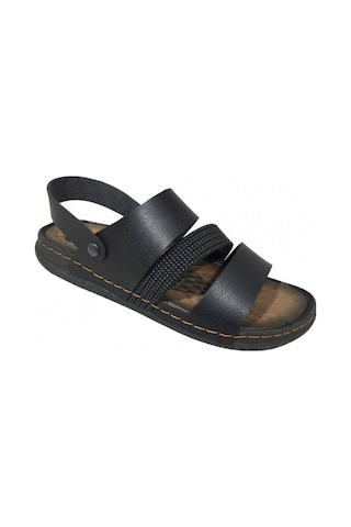 Gezer 116903 Ortopedik Erkek Sandalet 116512022 Siyah