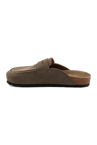 Roy Jones Martin Sabo Unisex Rahat 4 Mevsim Ev - Outdoor Kullanımına Uygun Erkek Kadın Terlik - 7006 Vizon