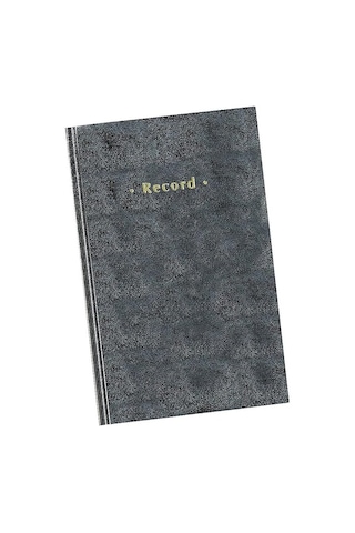 886673 Blue Marbled Hardcover Record Book, 11-3/4 X 7-1/4