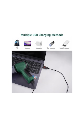 NYF HL-107 120 W Dinamic Şarjlı Araç Süpürgesi Yeşil