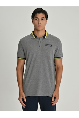 Erkek Trıbun Fenerbahçe Polo Gri Melanj