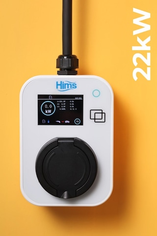 Hims Hcts-22-b 22kw Kilitli Soketli Beyaz Taşınabilir Araç Şarj Cihazı