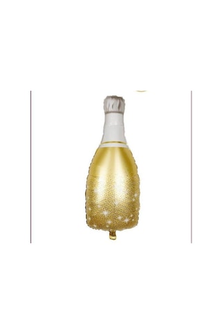 Gold Renkli 100x49 CM Büyük Boy Şampanya Şişesi Folyo Balon Bride To Be Bekarlığa Veda