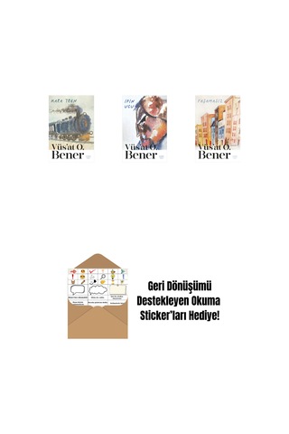 Kara Tren + İpin Ucu + Yaşamasız + Okuma Sticker'ları