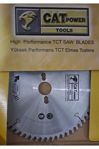 Sunta - Ahşap Elmas Daire Testere 250 Mm X 30 Mm - 60 Diş Elmas Testere Cat