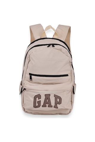 Gap Çift Bölme Sırt Çantası Krem 12851 Krem - Krem