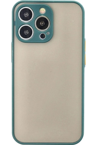 Apple, Uyumlu iPhone 13 Pro Max Kılıf Montreal Silikon Kapak - Yeşil