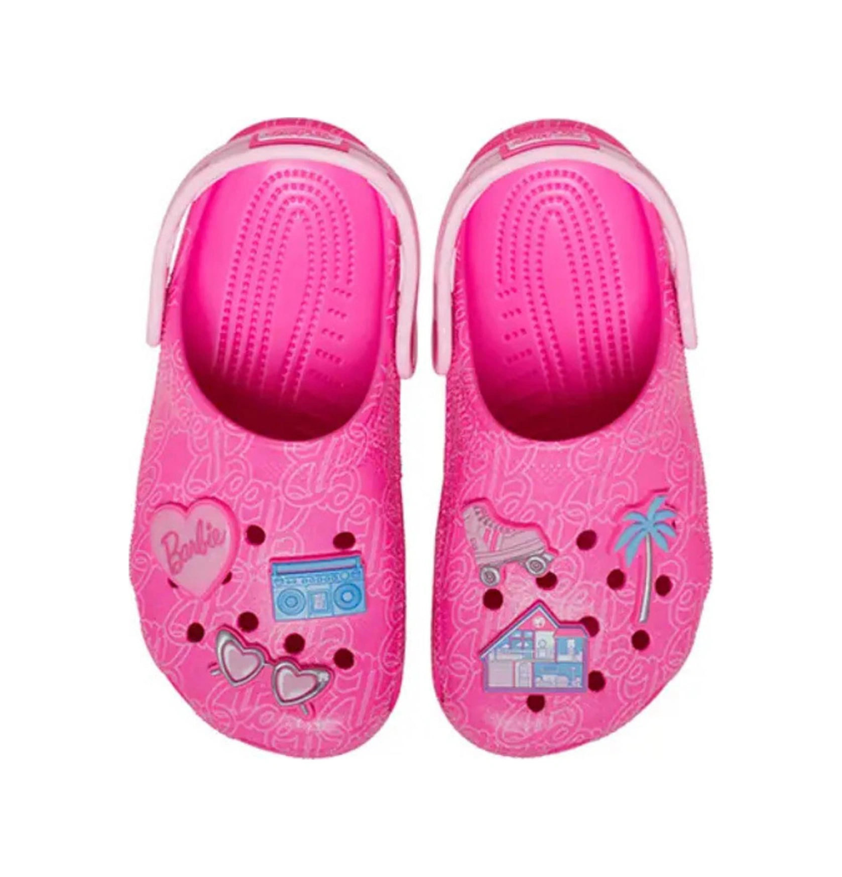 Crocs Classic Clog K Barbie Pembe Çocuk Terlik-10860 Pembe