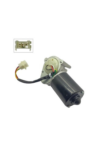 24v Silecek Motoru Ağır Hizmet Kablolu Soketli 5 Fiş