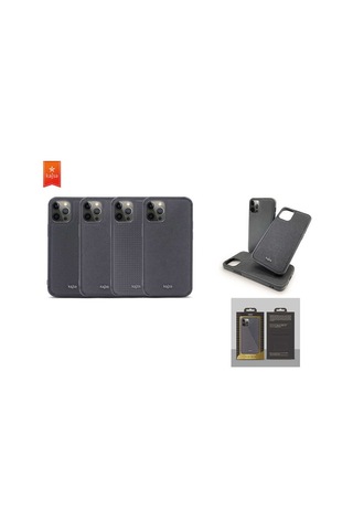 Kajsa Apple Uyumlu iPhone 12 Pro Max Kılıf Kajsa Preppie Serisi Dark Kapak ZORE-218946