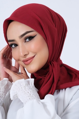 Harem Scarf Amor Eşarp - Bordo Bordo