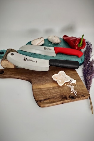 Sürmene Nakiri Şef Bıçağı. Soğan. Salata. Ezme Satırı
