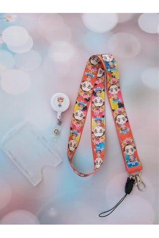 Frida Kart Askısı Ve Frida Yoyo Yaka Kartlığı Yatay Dikey Kart Koruyucu