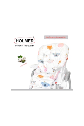 Holmer Organik Mama Sandalyesi Minderi & Kılıfı Kemer Deliksiz
