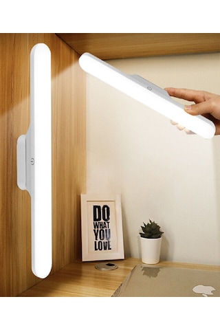 Martı Ledli Aplik Şarjlı Led Işık Mıknatıslı Beyaz Hero Led Aplik