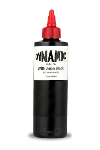 Dynamic Union Black - Siyah Tattoo Dövme Boyası - 8 Oz/240ml