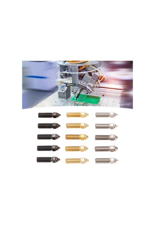 Tenfowee 15'li Hızlı 3d Yazıcı Nozzle Seti: 0.4-1.0mm Çaplar, 500 C Isı Dayanıklı, Creality K1/anycubic Vyper/sovol Sv06+ Uyumlu