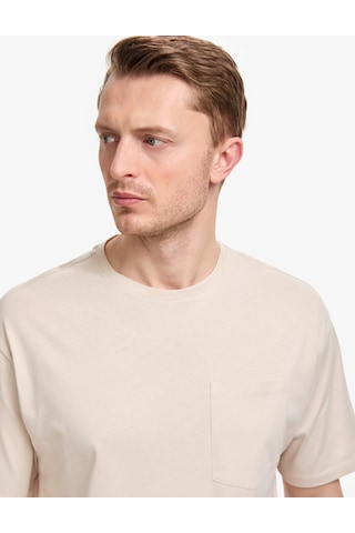 Pierre Cardin Erkek Bej Tişört Basic 50325300-vr011