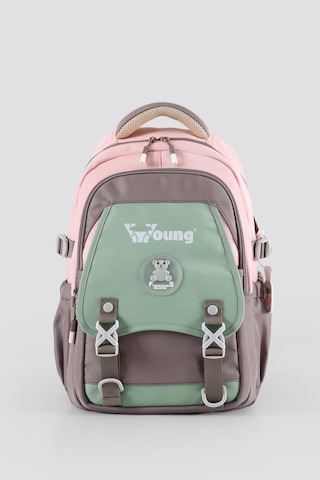 Ççs Young Tatil, Yürüyüş Pembe-yeşil Okul Sırt Çantası 51940 Pembe - Yeşil