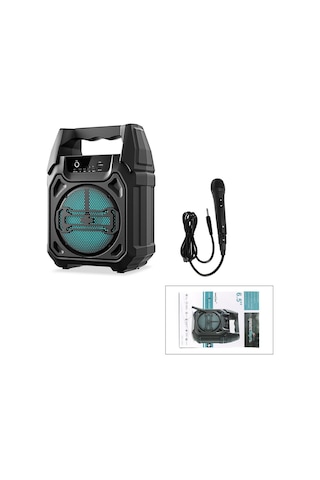 Fantastic Quality Q-max Ps-1283 Bluetooth Wireless Mikrofonlu Hoparlör Ve Speaker 6.5'' Usb Sarjlı