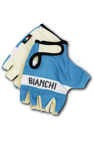 Bianchi Bisiklet Eldiveni Classıc Mavi/beyaz Xl Siyah