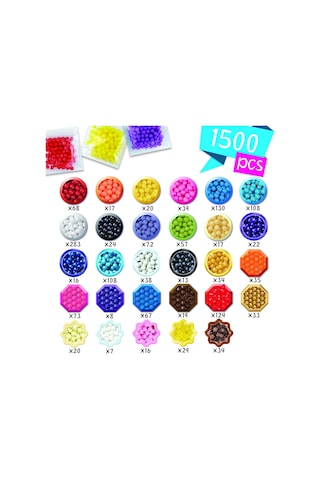 Aquabeads Okyanus Macerası Sahnesi Seti 1500 Parça Su İle Yapışan Boncuk Hobi Ve Tasarım Seti 35046