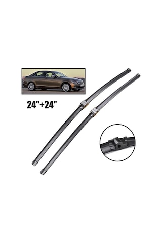 Mercedes C Serisi W204 Ön Cam Silecek Süpürgesi Takımı 2009-2011