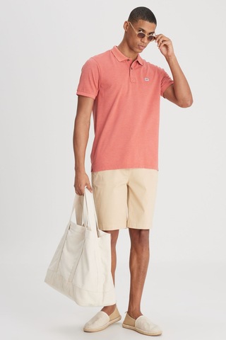 Lee Polo Yaka Tshirt Kırmızı Erkek Kısa Kol T-shirt 000000000101982725