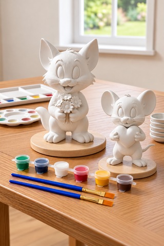 Tom Ve Jerry Boyama Seti Eğitici Boyama Ve Hobi Seti2