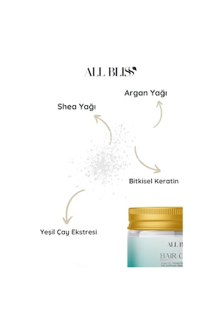 Bitkisel Keratinli Saç Bakım Maskesi 200 Ml