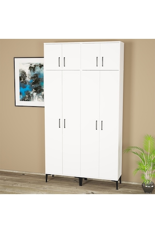 Kalender Dekor Alba-1-3-4-4 Alb01 Portmanto Vestiyer Ayakkabılık