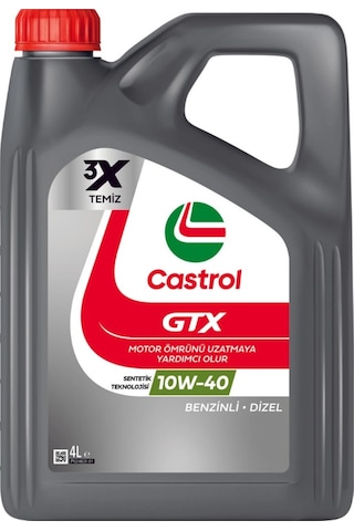 Castrol GTX Ultraclean 10W-40 A/B Motor Yağı Castrol GTX Ultraclean 10W-40 A/B Motor Yağı