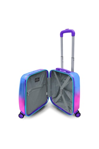 Coral High Mor Turuncu Pembe Ren Geçişli Mini Kabin Boy Çocuk Ve Yetişkin Valizi - 16791 Çok Renkli