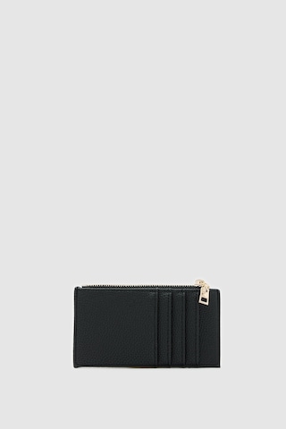 Shule Bags Linn Dokulu Kadın Kartlık Siyah