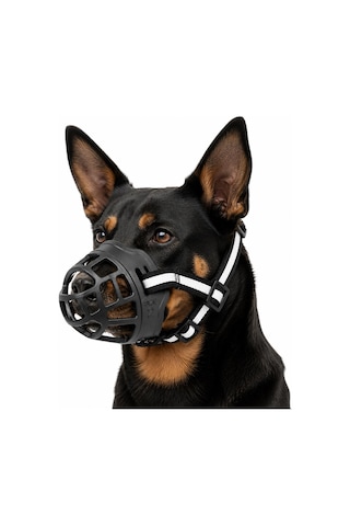 Valkyrie Köpek Ağızlığı Size 2 10-17 Kg Küçük Orta Irk Ayarlanabilir Nefes Alabilir Plastik Ağızlık