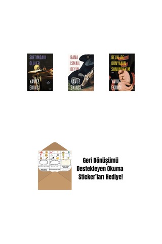 Sırtımdaki Ölüler + Bana İsmail Deyin + Belki De Dünyanın Sonundayım + Okuma Sticker'ları