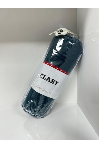 Clasy Ranforce Lastikli Çarşaf Seti Tek Kişilik Düz Lacivert Çok Renkli