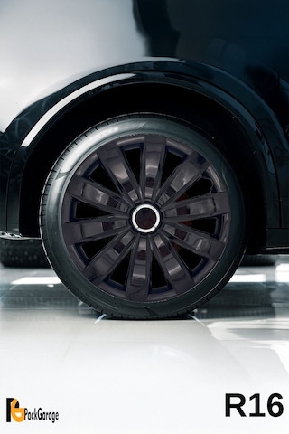 Volkswagen Up Club 16'' İnç Jant Kapağı 4 Adet Siyah S117