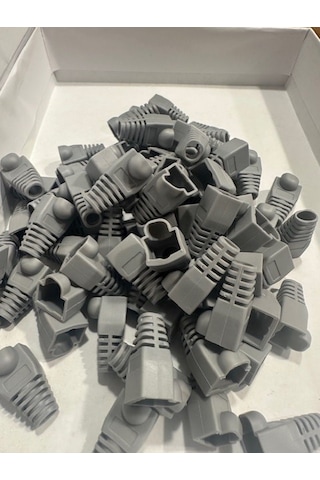 Gri Rj45 Kılıf Gri Cat6 Kılıf Gri Cat5 Kılıf 100 Adet