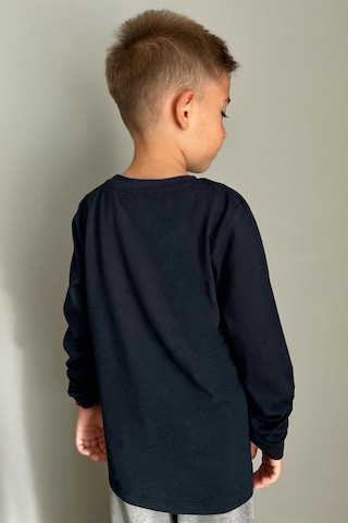 Breeze Erkek Çocuk Uzun Kollu Tişört Basic 5-14 Yaş, Lacivert Lacivert