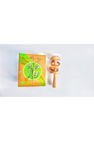 Doğal Ahşap Çıngırak Ve Bebek Diş Kaşıyıcı Çok Renkli