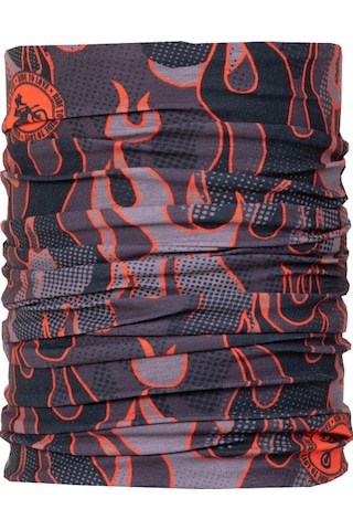 Ride To Love Burn Alev Desenli Bandana & Boyunluk Siyah - Kırmızı