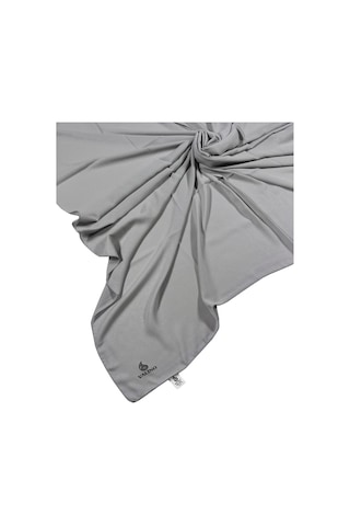 Mısırlı Eşarpları Queen Krep Simli Kadın Eşarp 110x110 CM - Gümüş