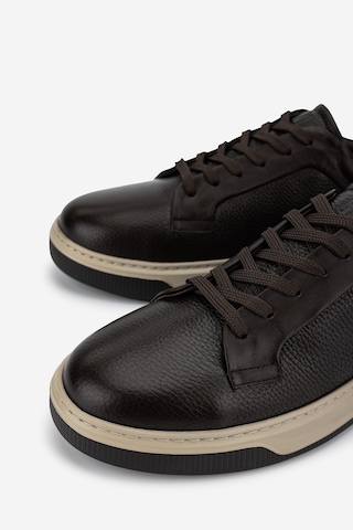 Valmenti Erkek Hakiki Deri Kahverengi Sneakers & Spor Ayakkabı 1212 2504 Erk Ayk Y26 Khv Fltr/khv Met